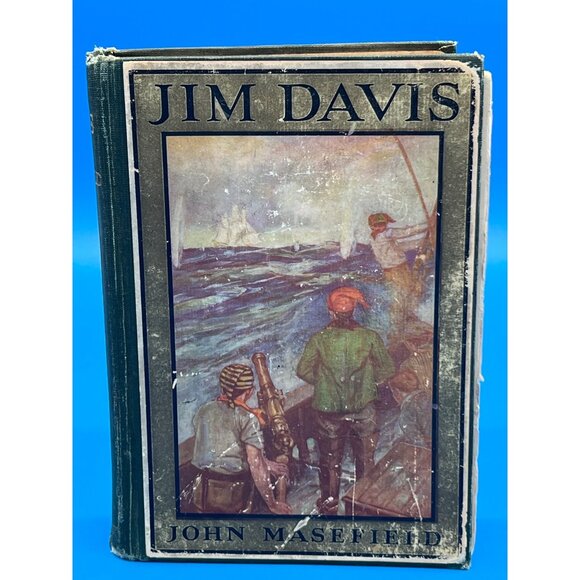 Vintage Jim Davis Book By John Masefield Antique Hardcover Literary Classic - Picture 1 of 14